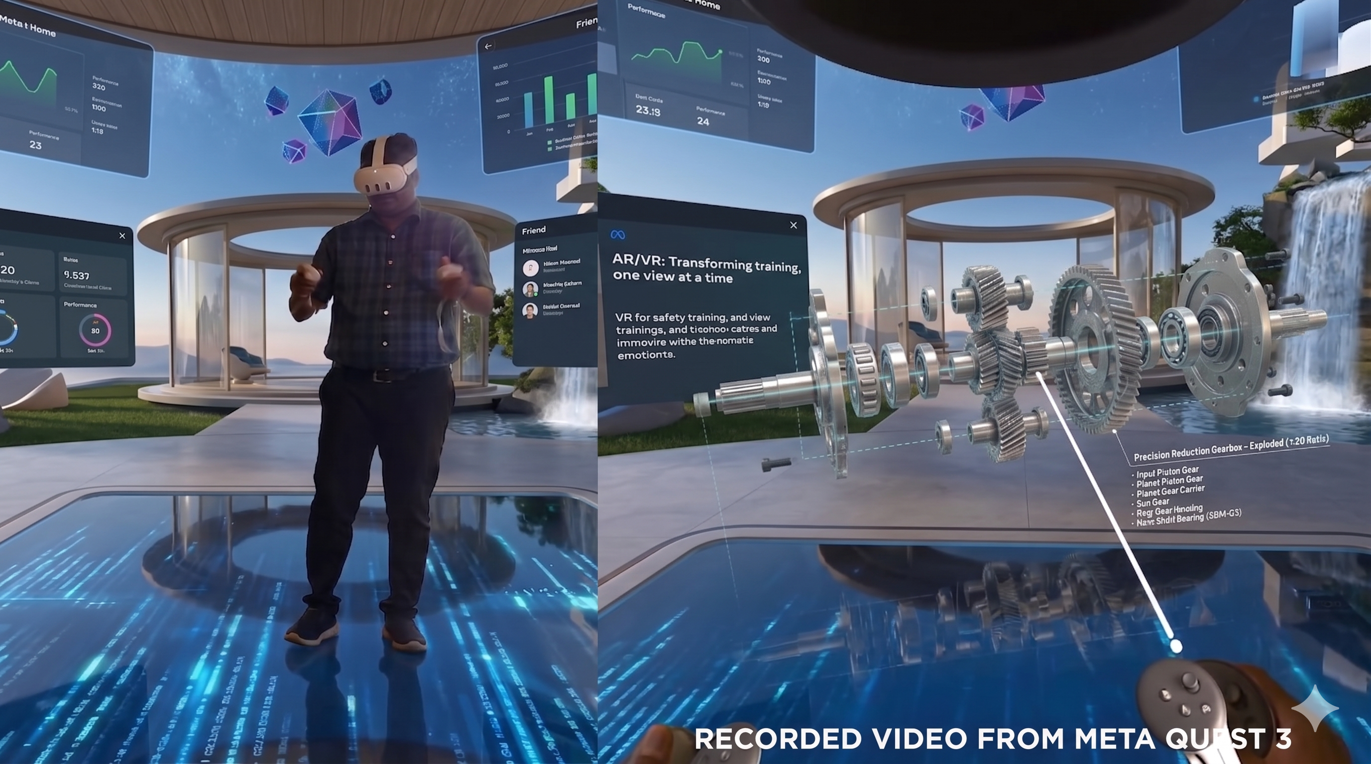 Virtual showroom and AR experience for industrial products