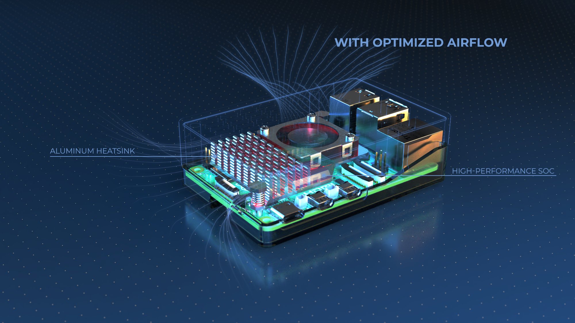 PCB thermal airflow visualisation